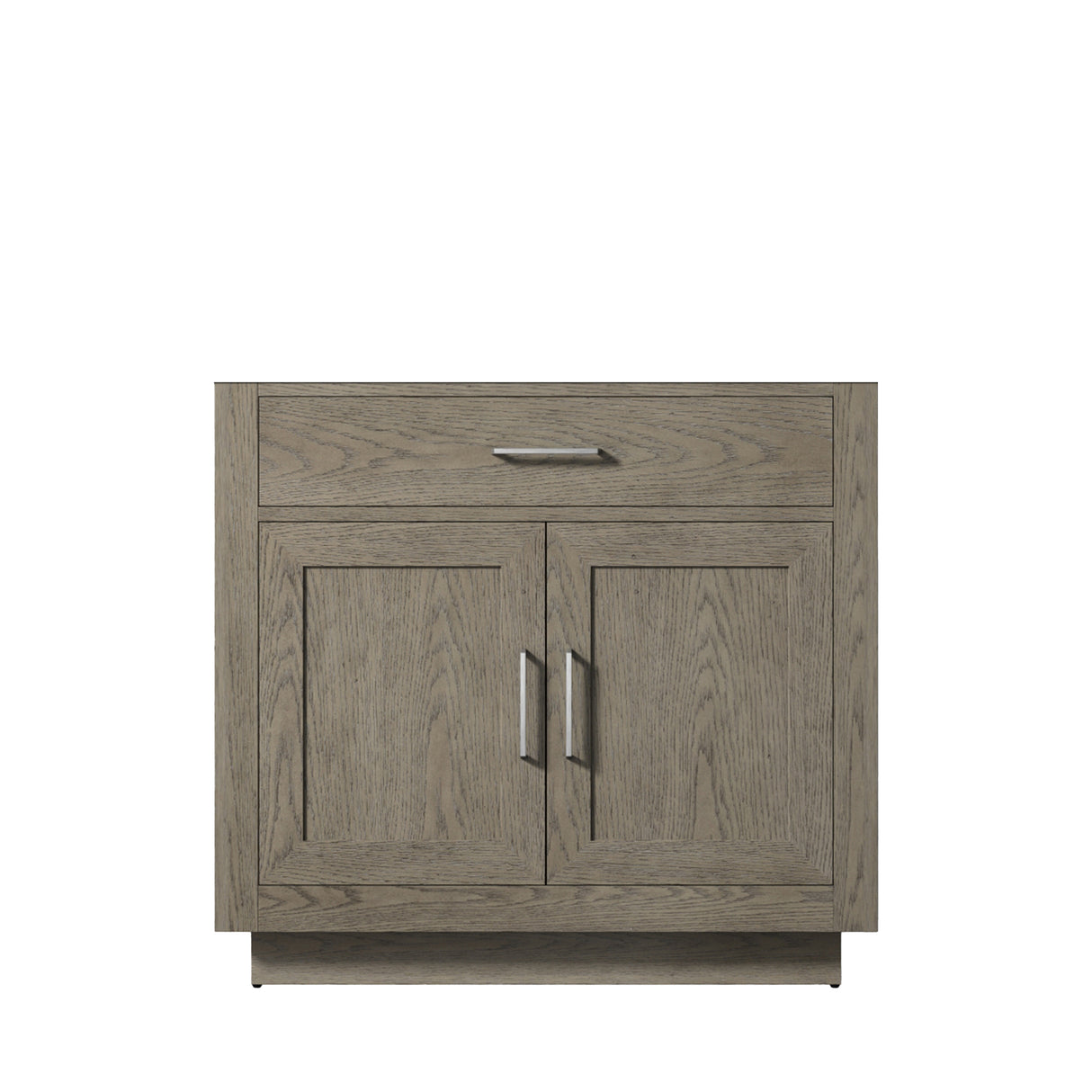 Abbey 36 in W x 22 in D Grey Oak Single Bath Vanity