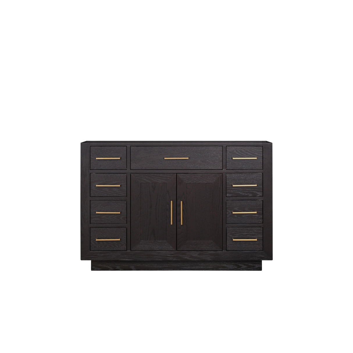 Abbey 48 in W x 22 in D Black Oak Single Bath Vanity