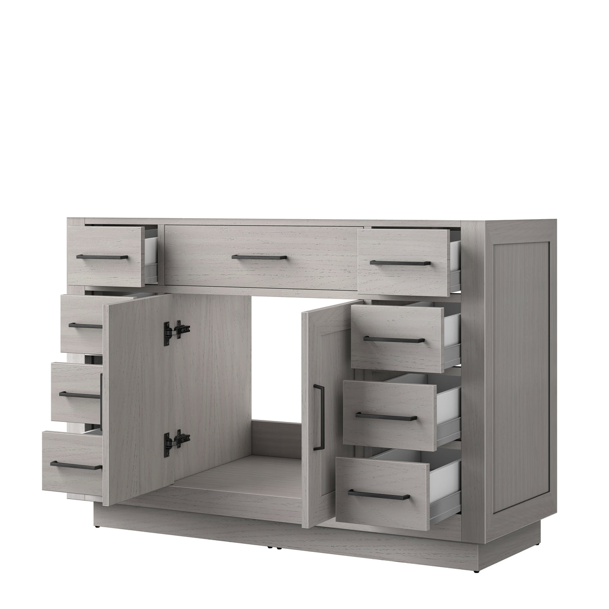 Abbey 48 in W x 22 in D White Oak Single Bath Vanity