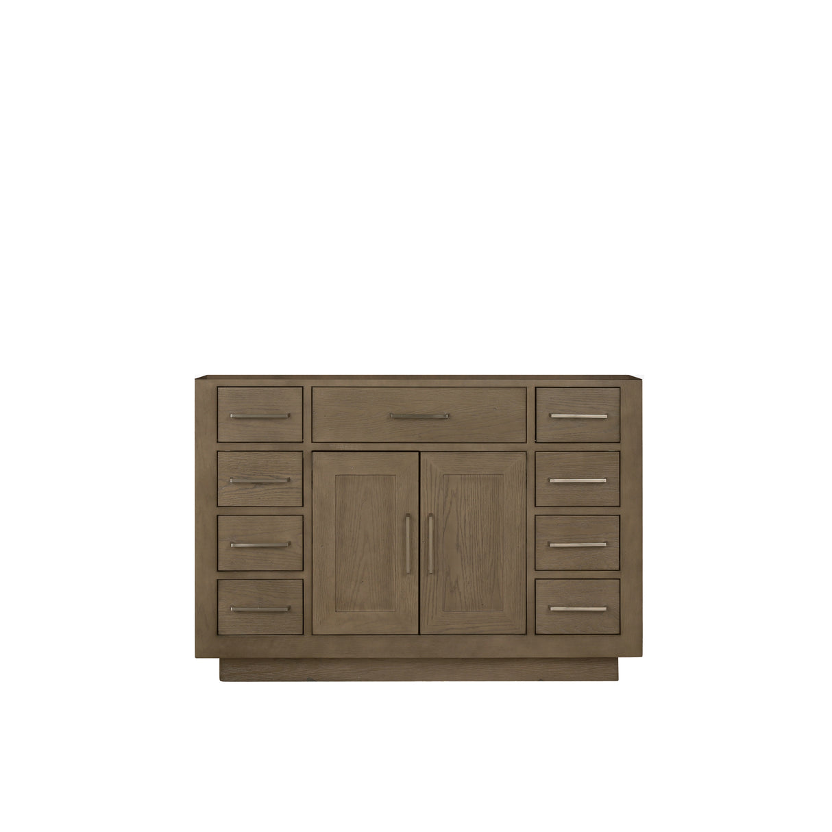 Abbey 48 in W x 22 in D Grey Oak Single Bath Vanity