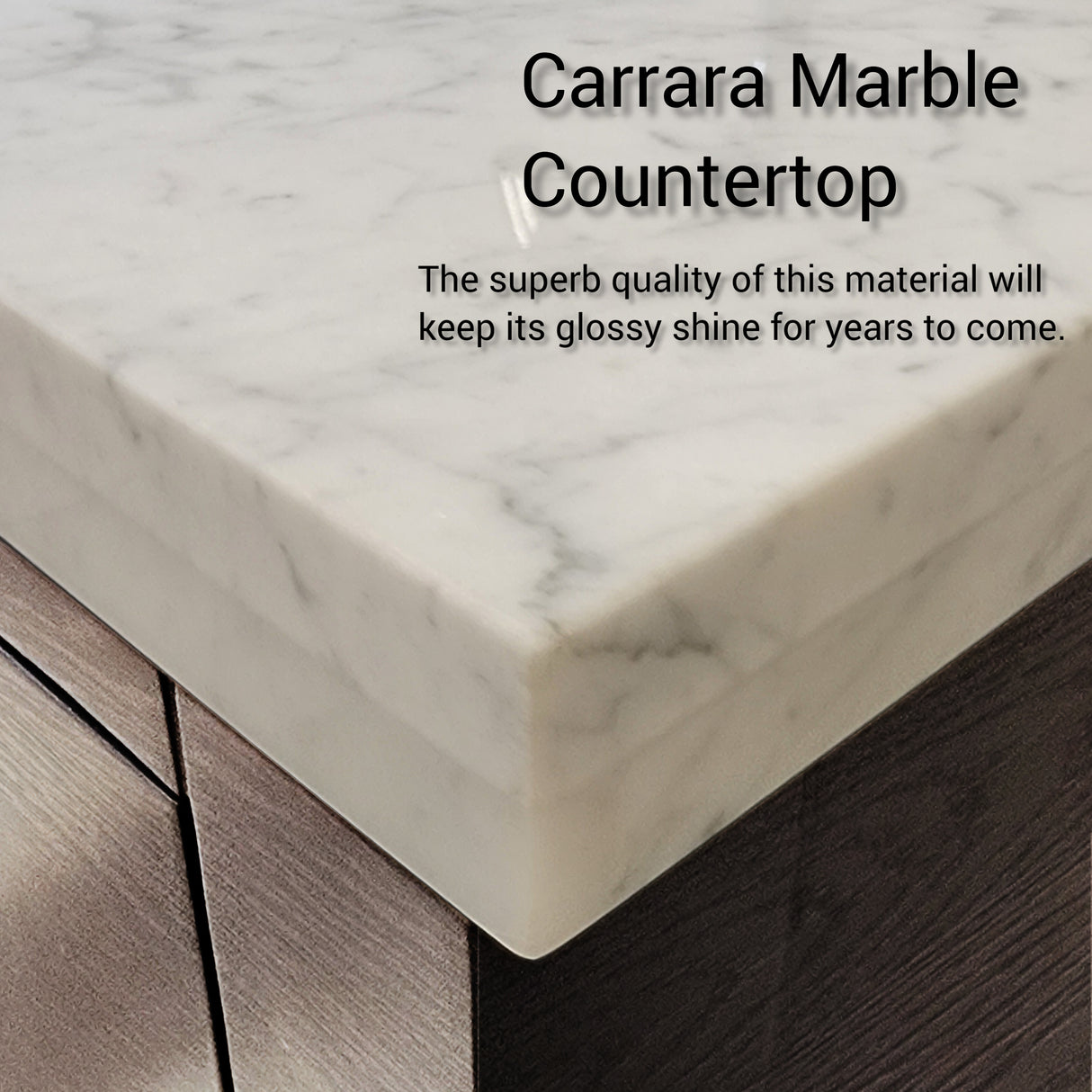 Abbey 80 in W x 22 in D Grey Oak Double Bath Vanity