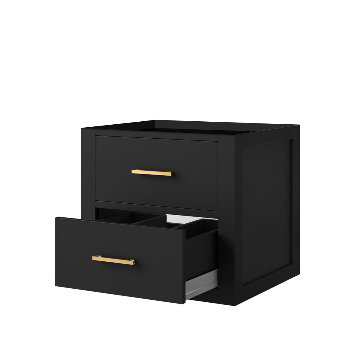 Castor 20 in W x 18 in D Black Single Bath Vanity
