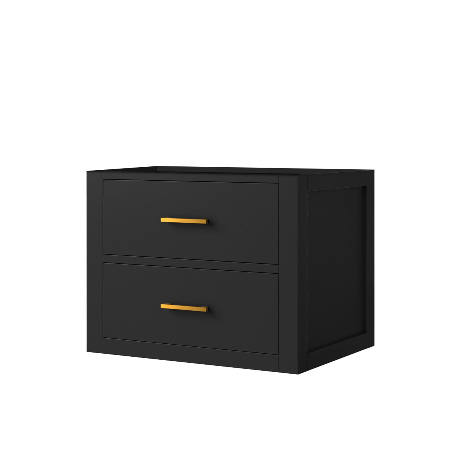 Castor 24 in W x 18 in D Black Single Bath Vanity