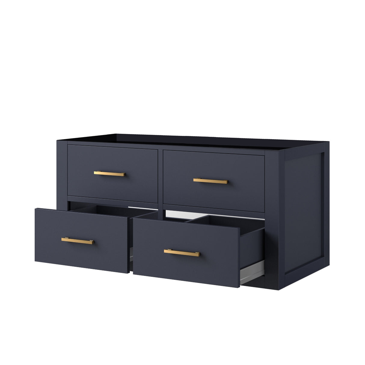 Castor 36 in W x 22 in D Blue Single Bath Vanity