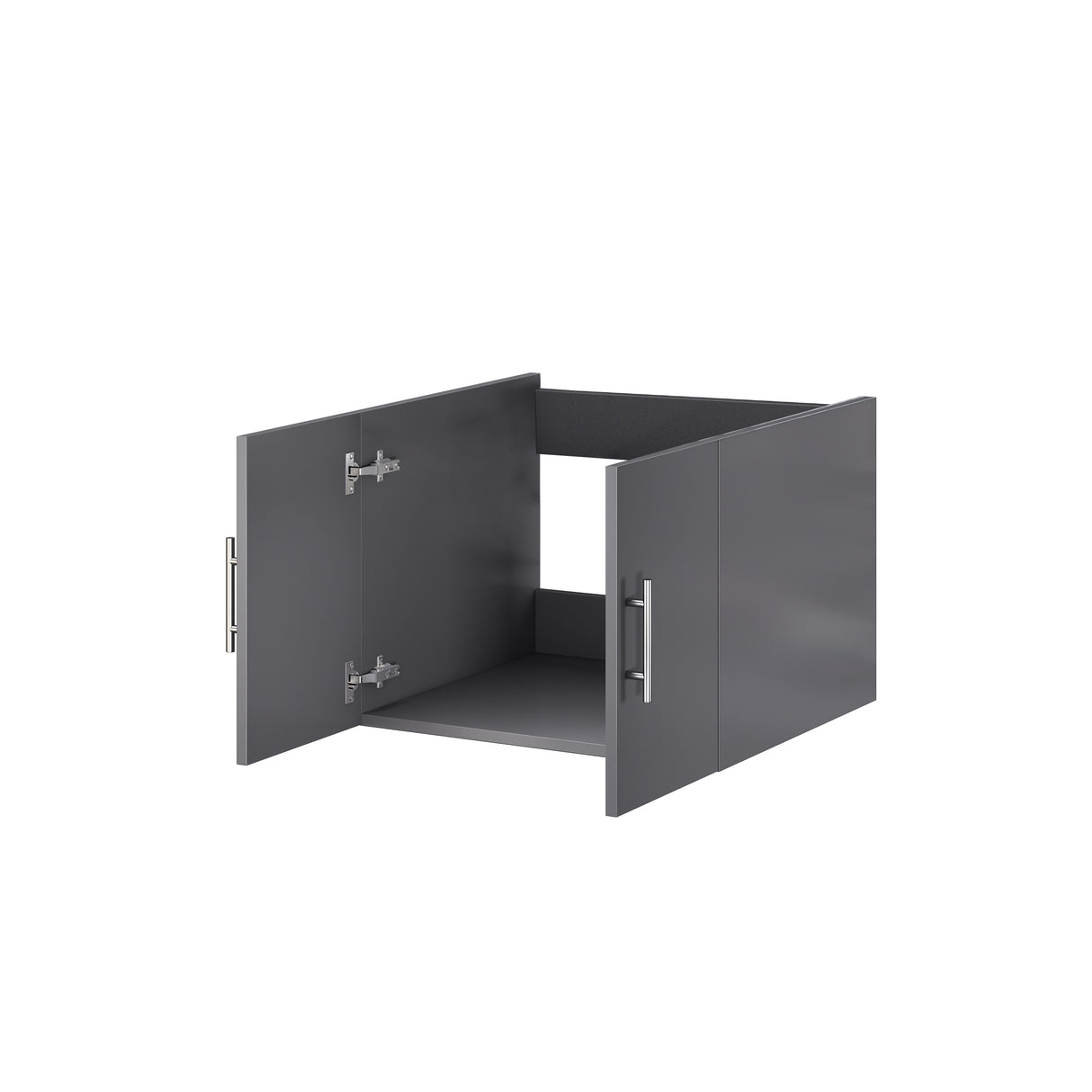 Geneva 24 in. W x 22 in. D Dark Grey Bath Vanity