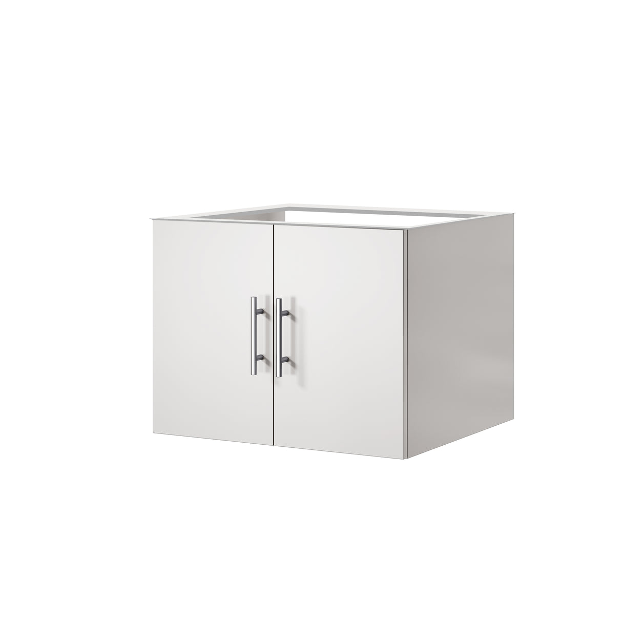 Geneva 24 in. W x 22 in. D Glossy White Bath Vanity