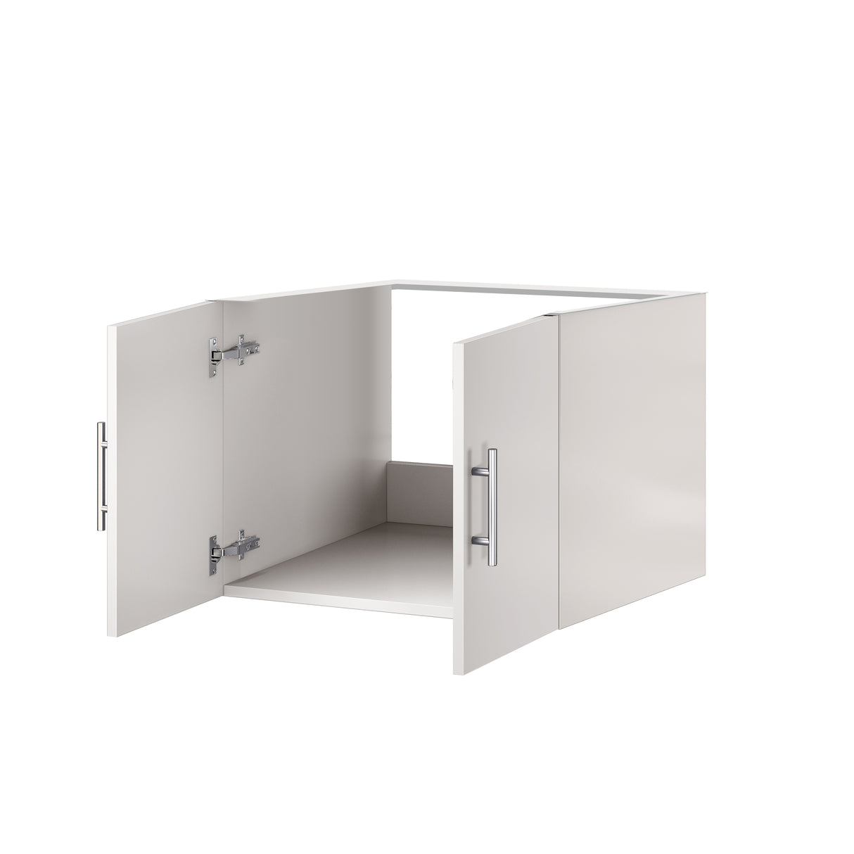 Geneva 24 in. W x 22 in. D Glossy White Bath Vanity