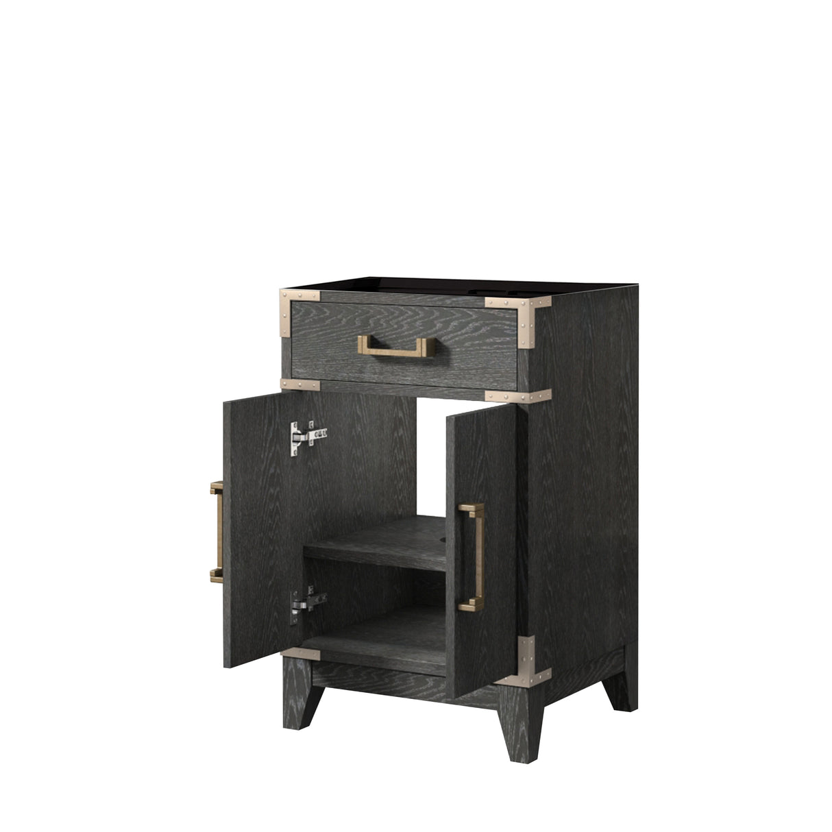 Laurel 20 in W x 18 in D Black Oak Single Bath Vanity