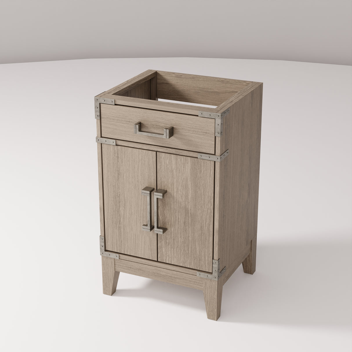 Laurel 20 in W x 18 in D Grey Oak Single Bath Vanity