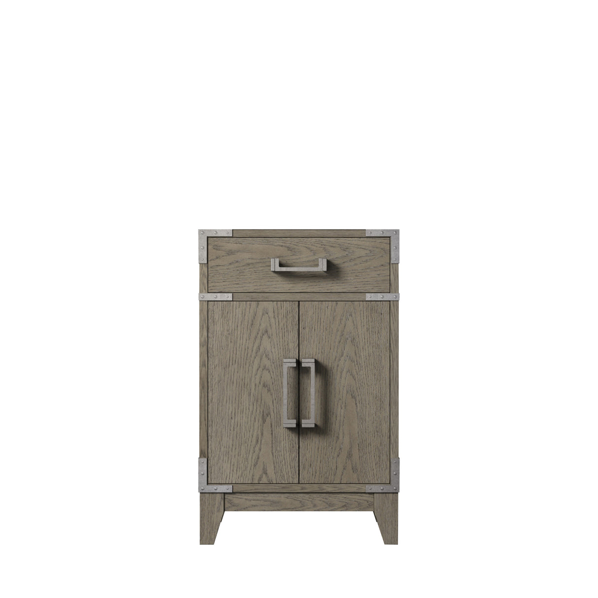 Laurel 20 in W x 18 in D Grey Oak Single Bath Vanity