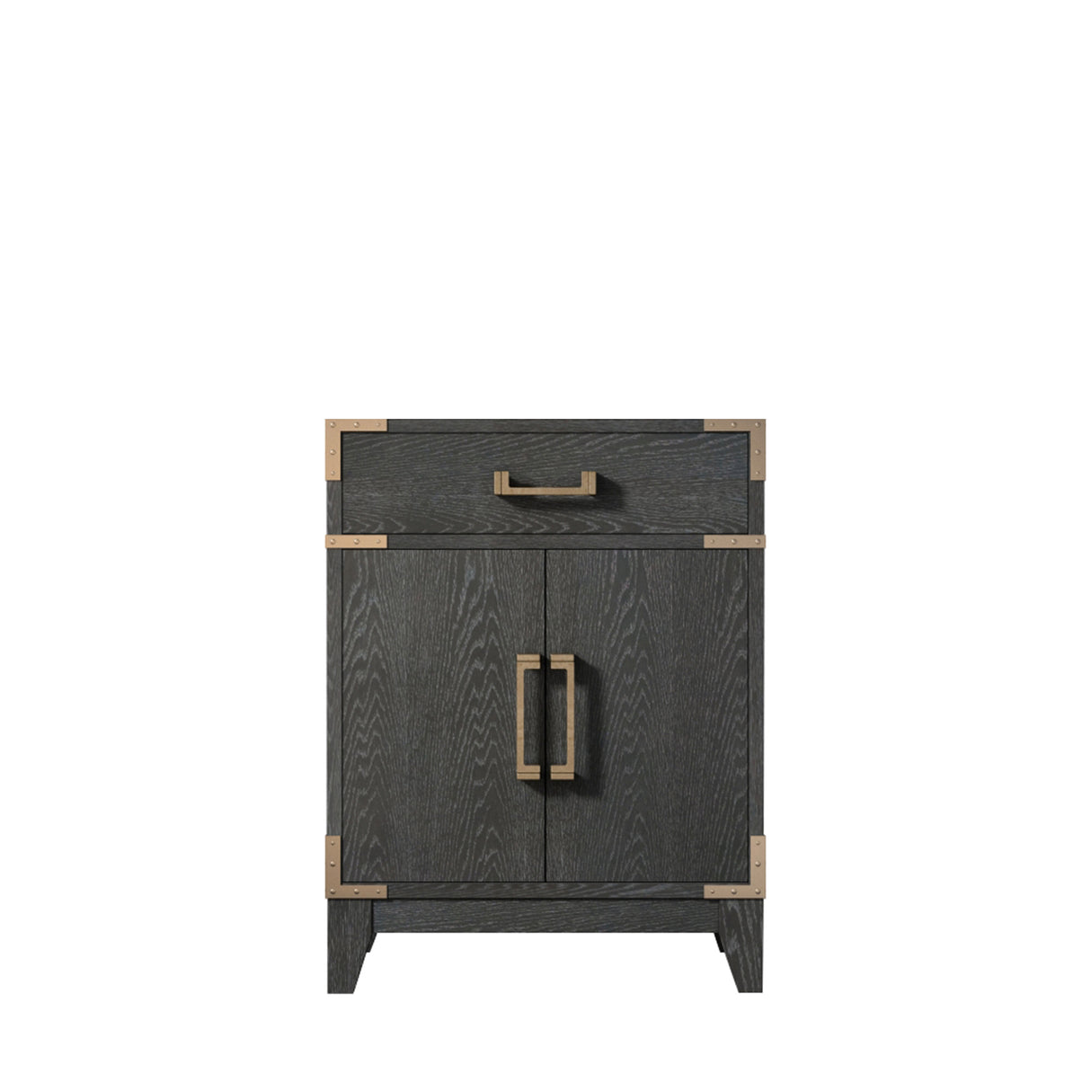 Laurel 24 in W x 18 in D Black Oak Single Bath Vanity