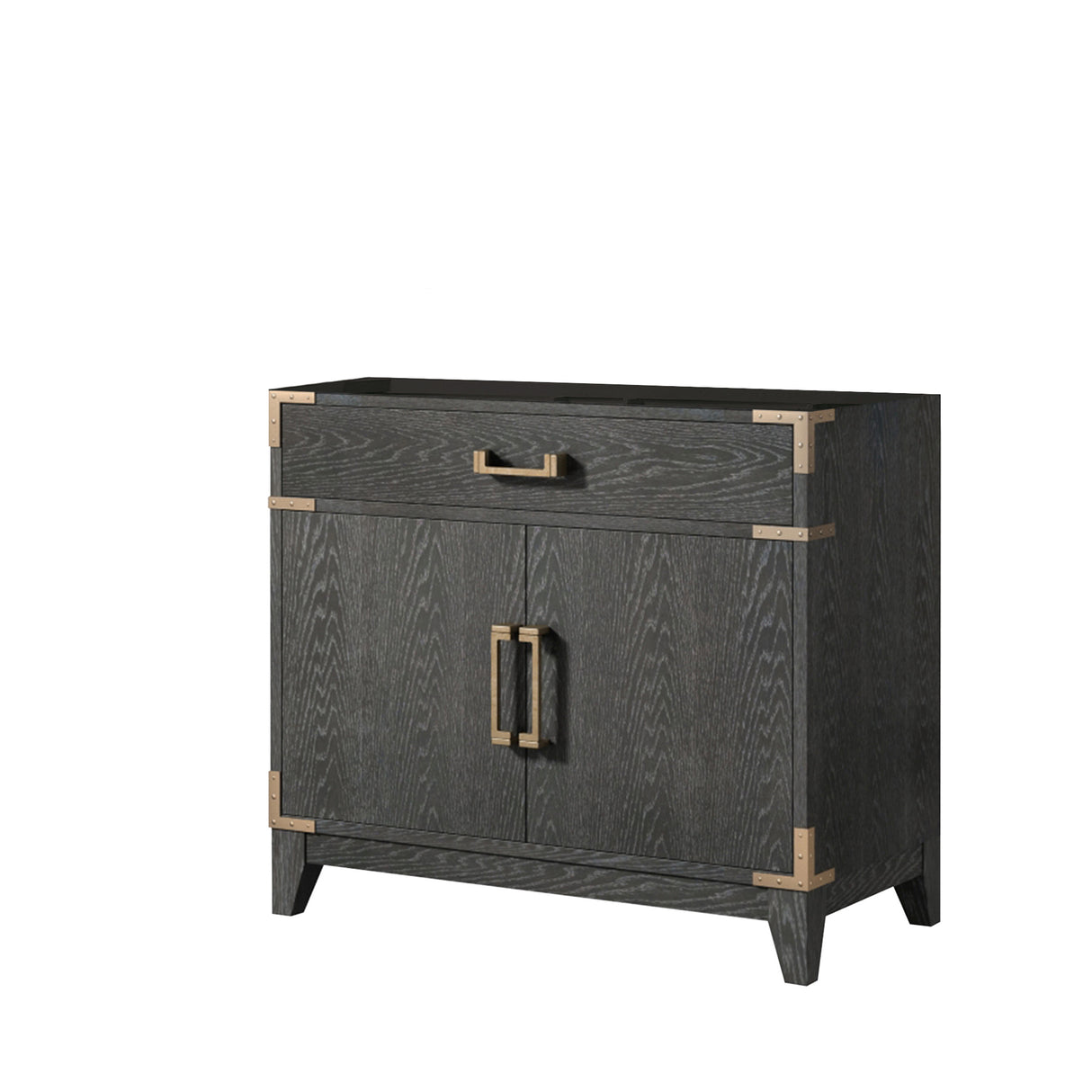 Laurel 36 in W x 22 in D Black Oak Single Bath Vanity