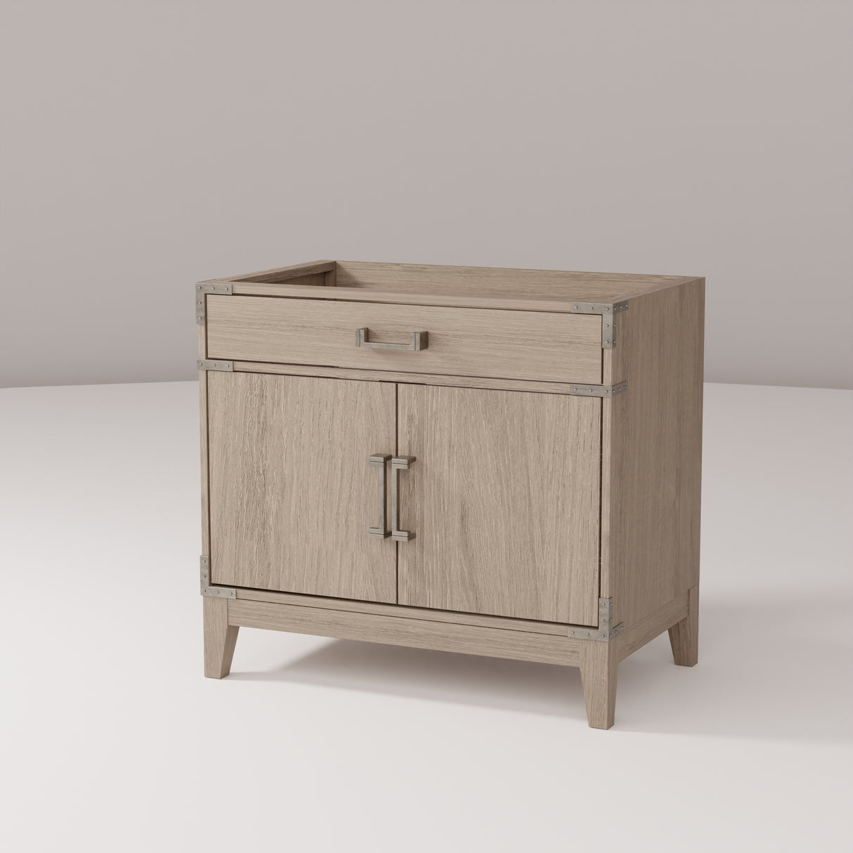 Laurel 36 in W x 22 in D Grey Oak Single Bath Vanity
