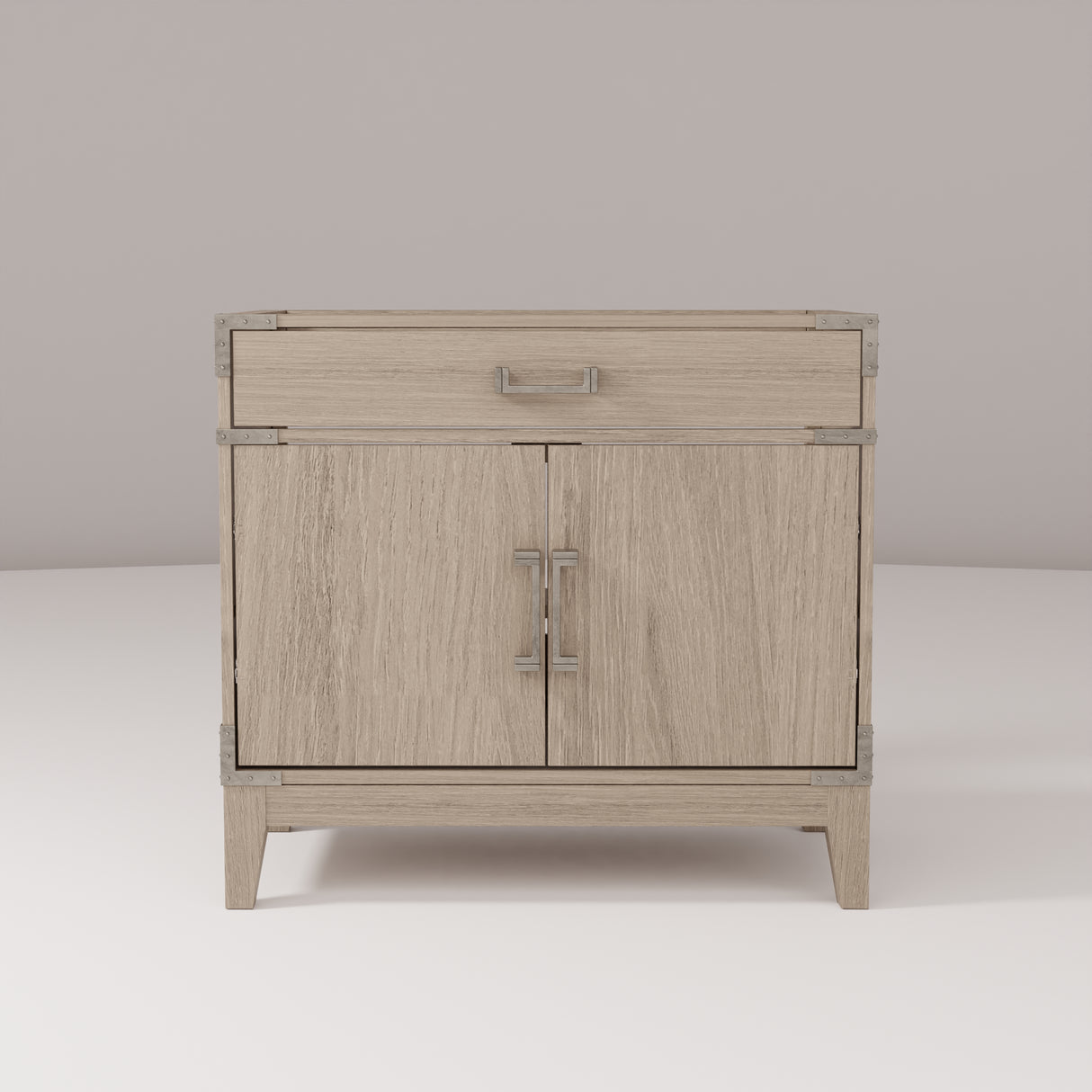 Laurel 36 in W x 22 in D Grey Oak Single Bath Vanity