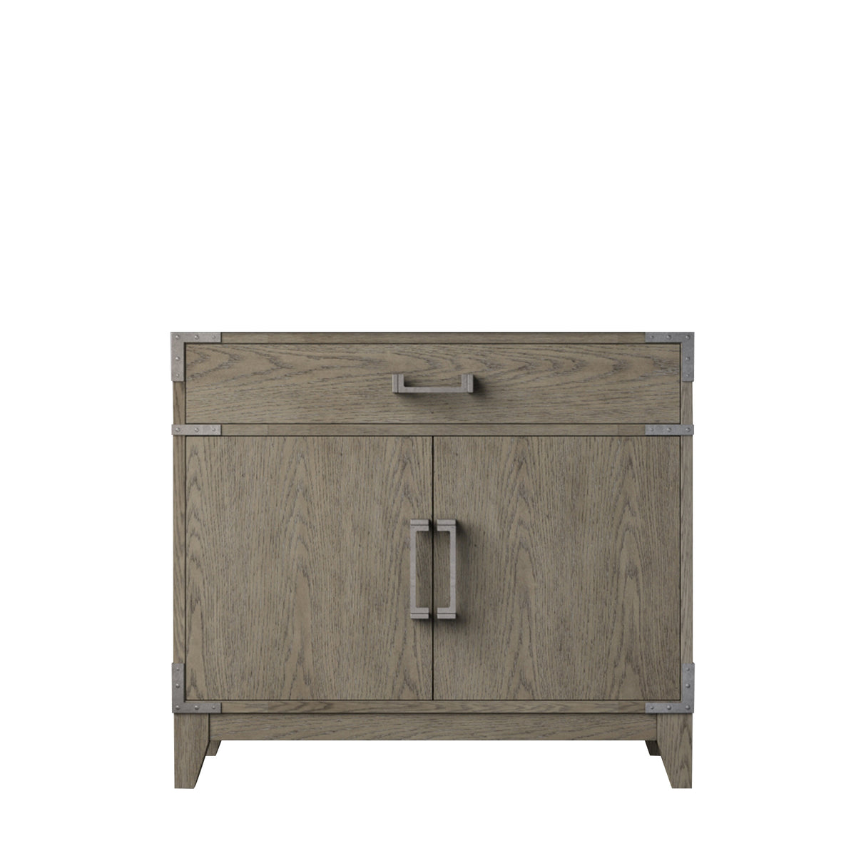 Laurel 36 in W x 22 in D Grey Oak Single Bath Vanity