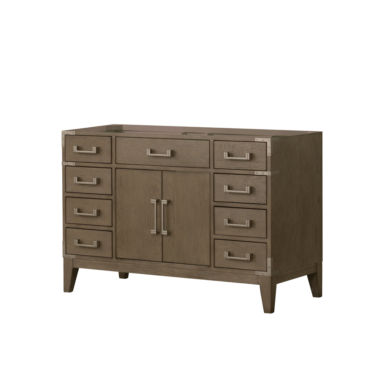 Laurel 48 in W x 22 in D Grey Oak Single Bath Vanity