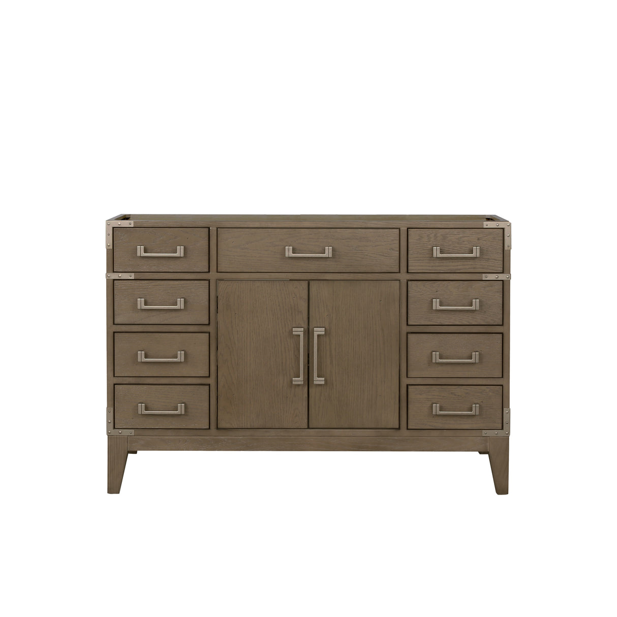 Laurel 48 in W x 22 in D Grey Oak Single Bath Vanity