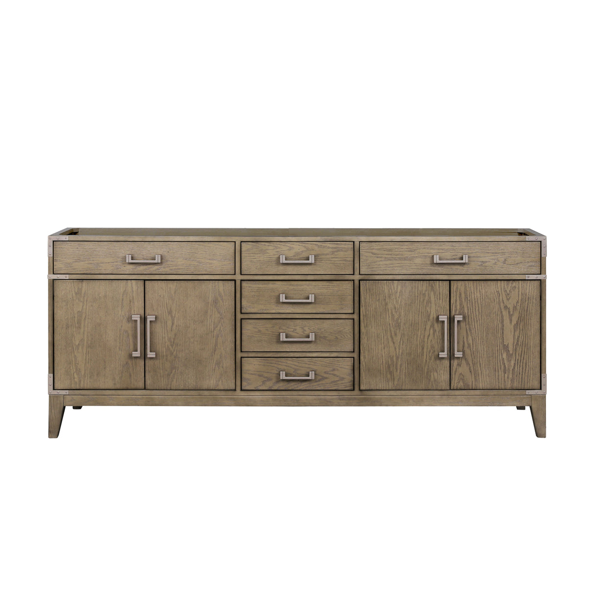 Laurel 80 in W x 22 in D Grey Oak Double Bath Vanity