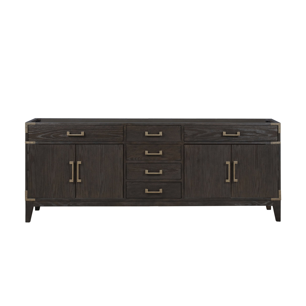 Laurel 84 in W x 22 in D Brown Oak Double Bath Vanity