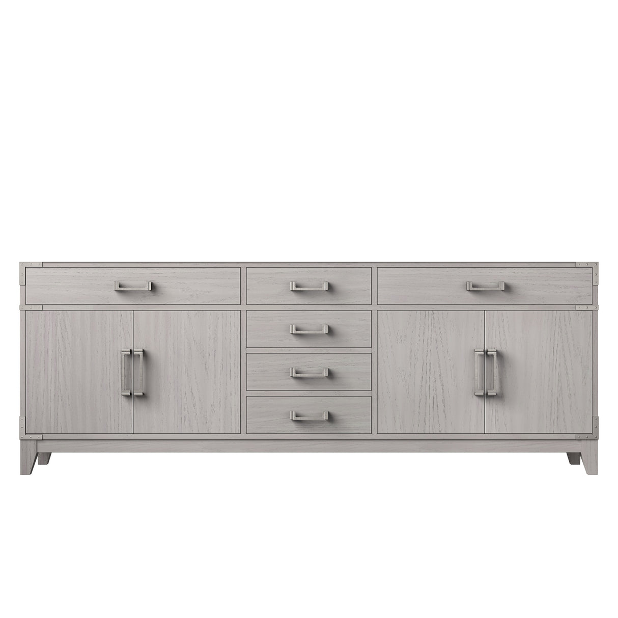 Laurel 84 in W x 22 in D White Oak Double Bath Vanity