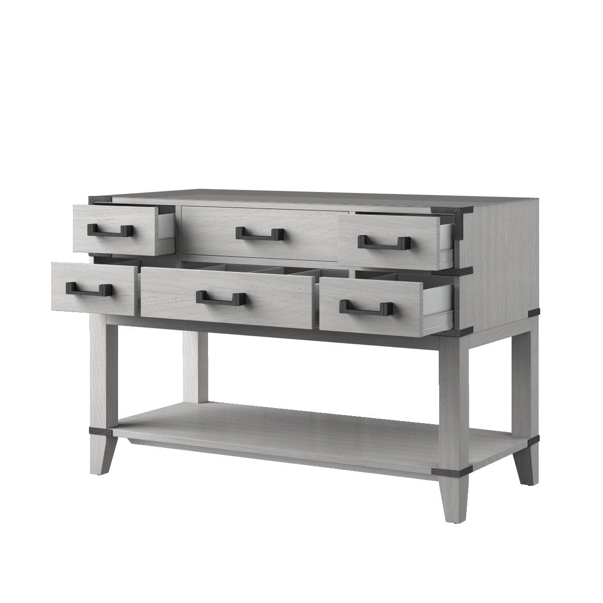 Norwalk 48 in W x 22 in D White Oak Single Bath Vanity