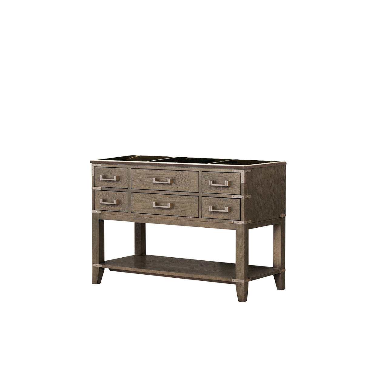 Norwalk 48 in W x 22 in D Grey Oak Single Bath Vanity