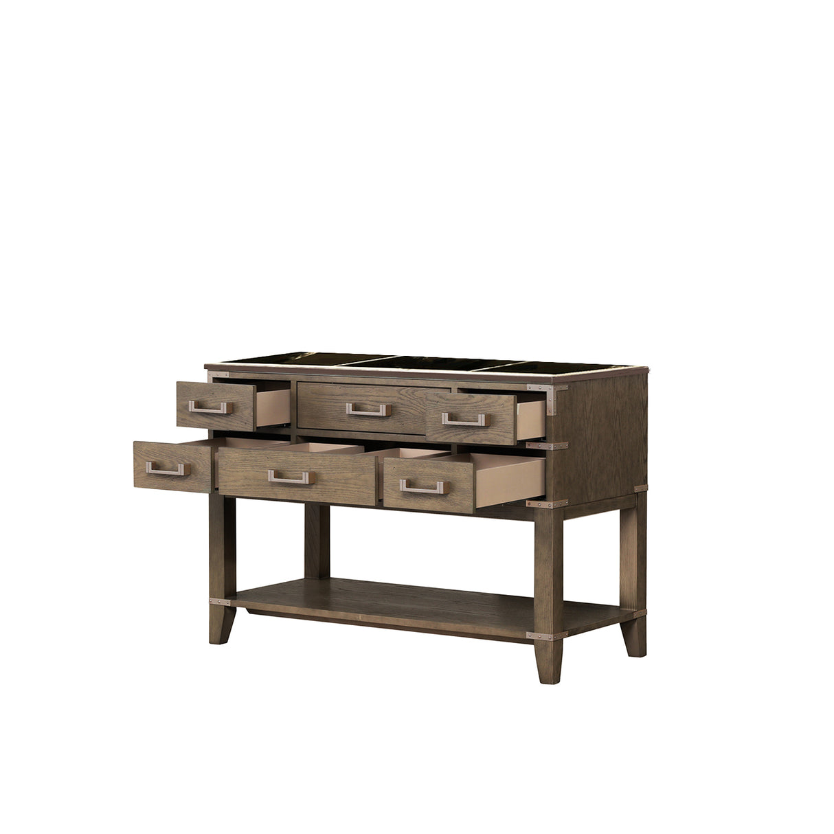 Norwalk 48 in W x 22 in D Grey Oak Single Bath Vanity