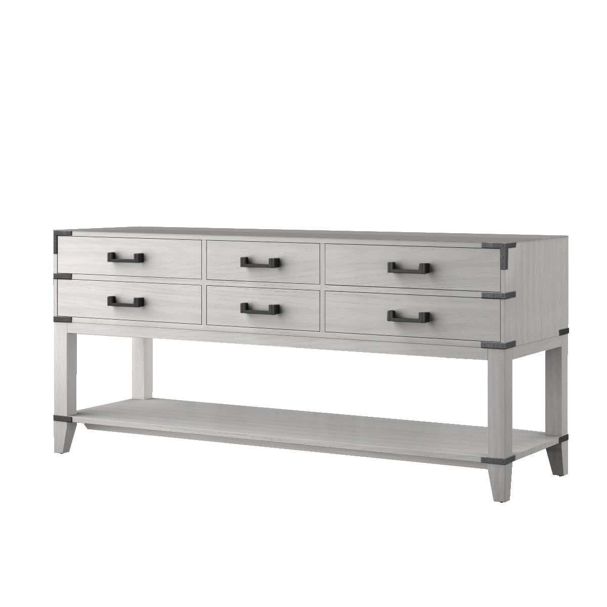 Norwalk 72 in W x 22 in D White Oak Double Bath Vanity