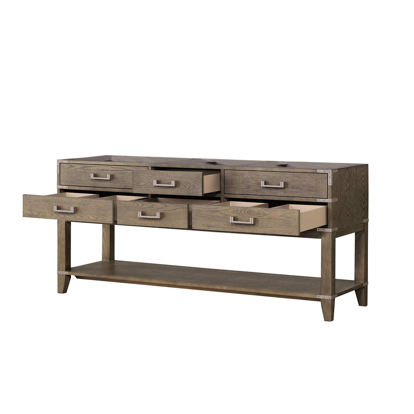 Norwalk 72 in W x 22 in D Grey Oak Double Bath Vanity