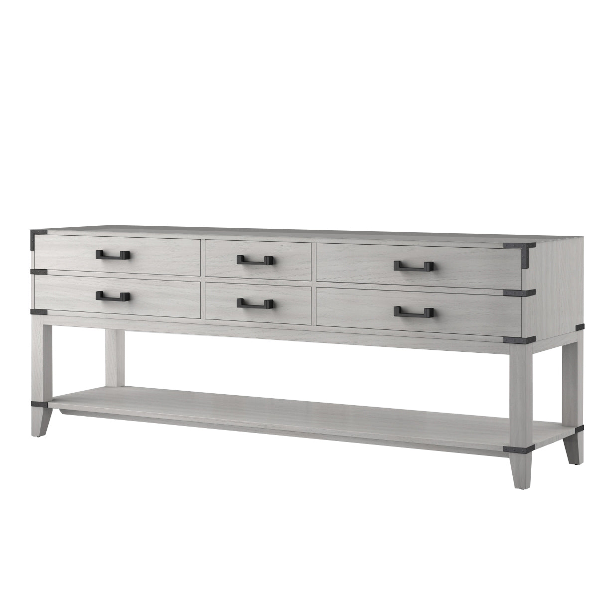 Norwalk 84 in W x 22 in D White Oak Double Bath Vanity