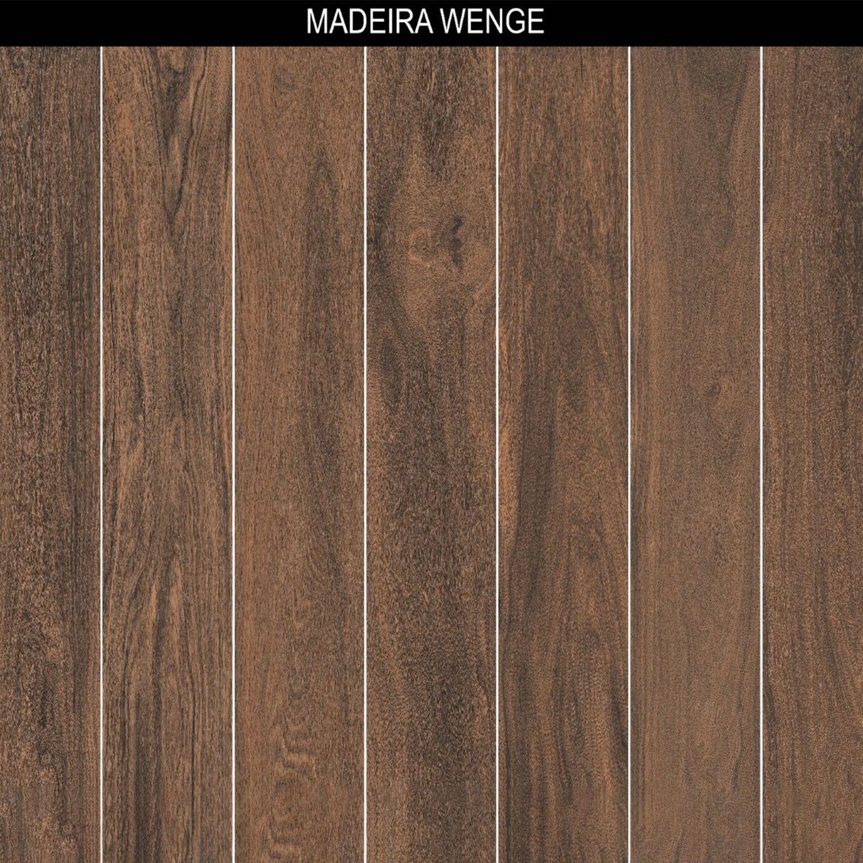 MADEIRA WENGE 8 in. x 48 in. x 8.5 mm MATT Marble Look Tile - Porcelain Floor and Wall Tile (13.3 Sqft/Box)