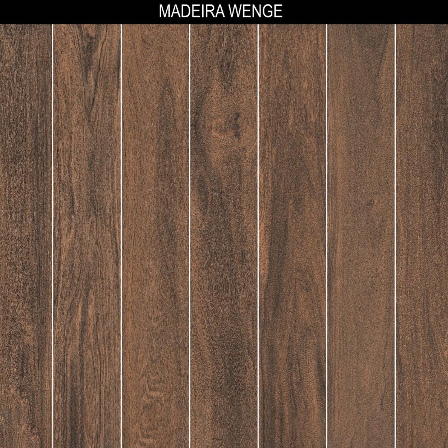 MADEIRA WENGE 8 in. x 48 in. x 8.5 mm MATT Marble Look Tile - Porcelain Floor and Wall Tile (13.3 Sqft/Box)