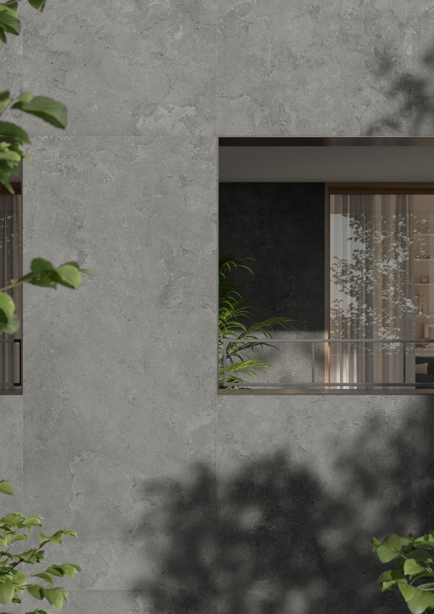 Ecostone 48 X 110 Matte Porcelain Tile in Cross-Cut Pumice