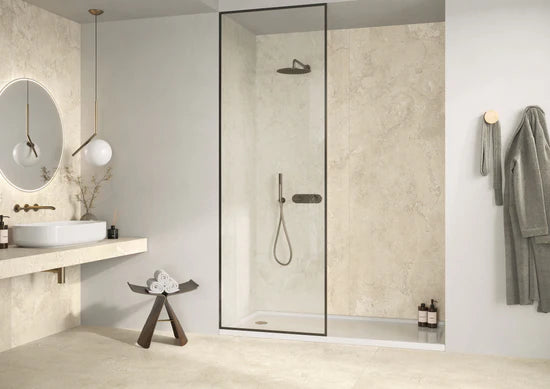 Ecostone Pre-Fab 32 X 90 Matte Porcelain Tile in Jute Cross Cut