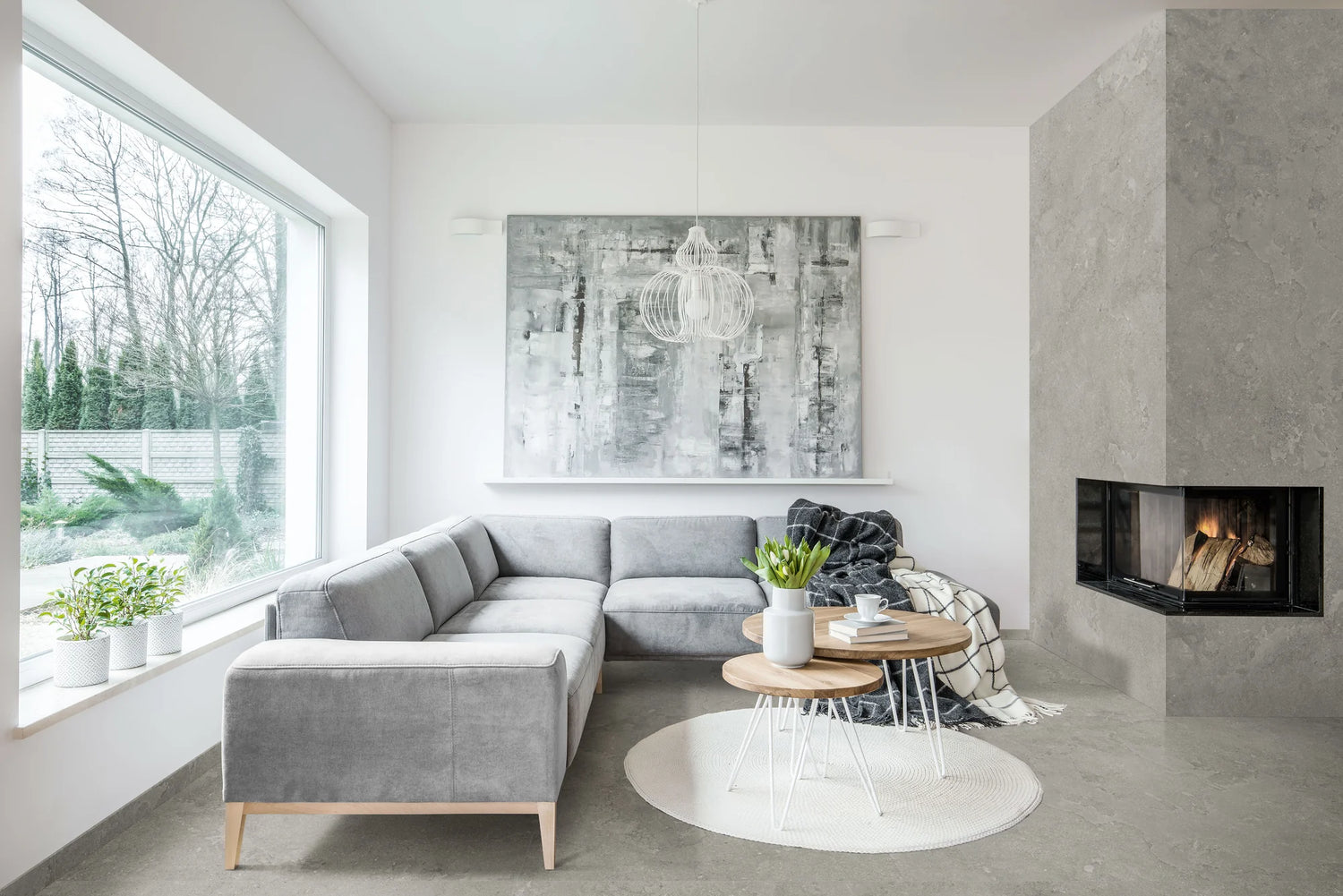 Ecostone 48 X 110 Matte Porcelain Tile in Cross-Cut Fossil