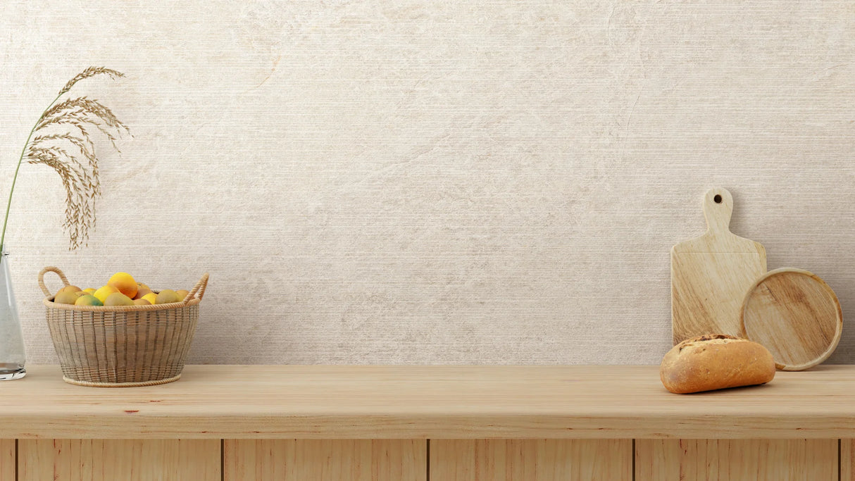 Farmhouse Living 48 X 110 Matte Deco Carved Porcelain Tile in Alabaster