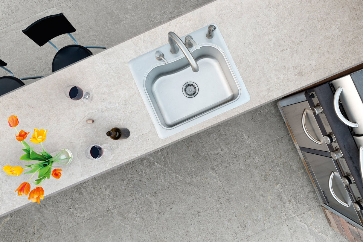 Farmhouse Living Pre-Fab 32 X 90 Matte Porcelain Tile in Alabaster