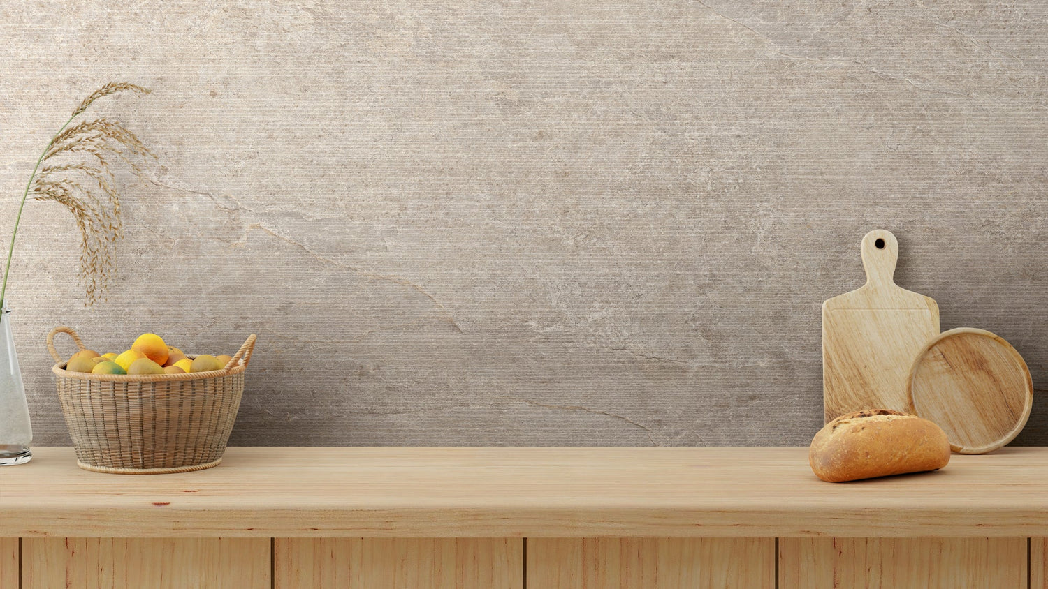 Farmhouse Living 48 X 110 Matte Deco Carved Porcelain Tile in Pewter