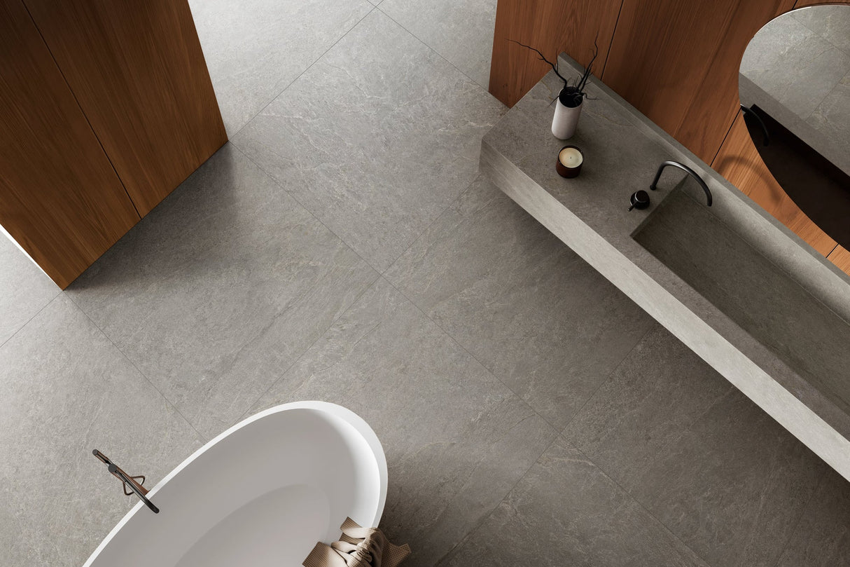 Farmhouse Living 48 X 110 Matte Porcelain Tile in Millstone