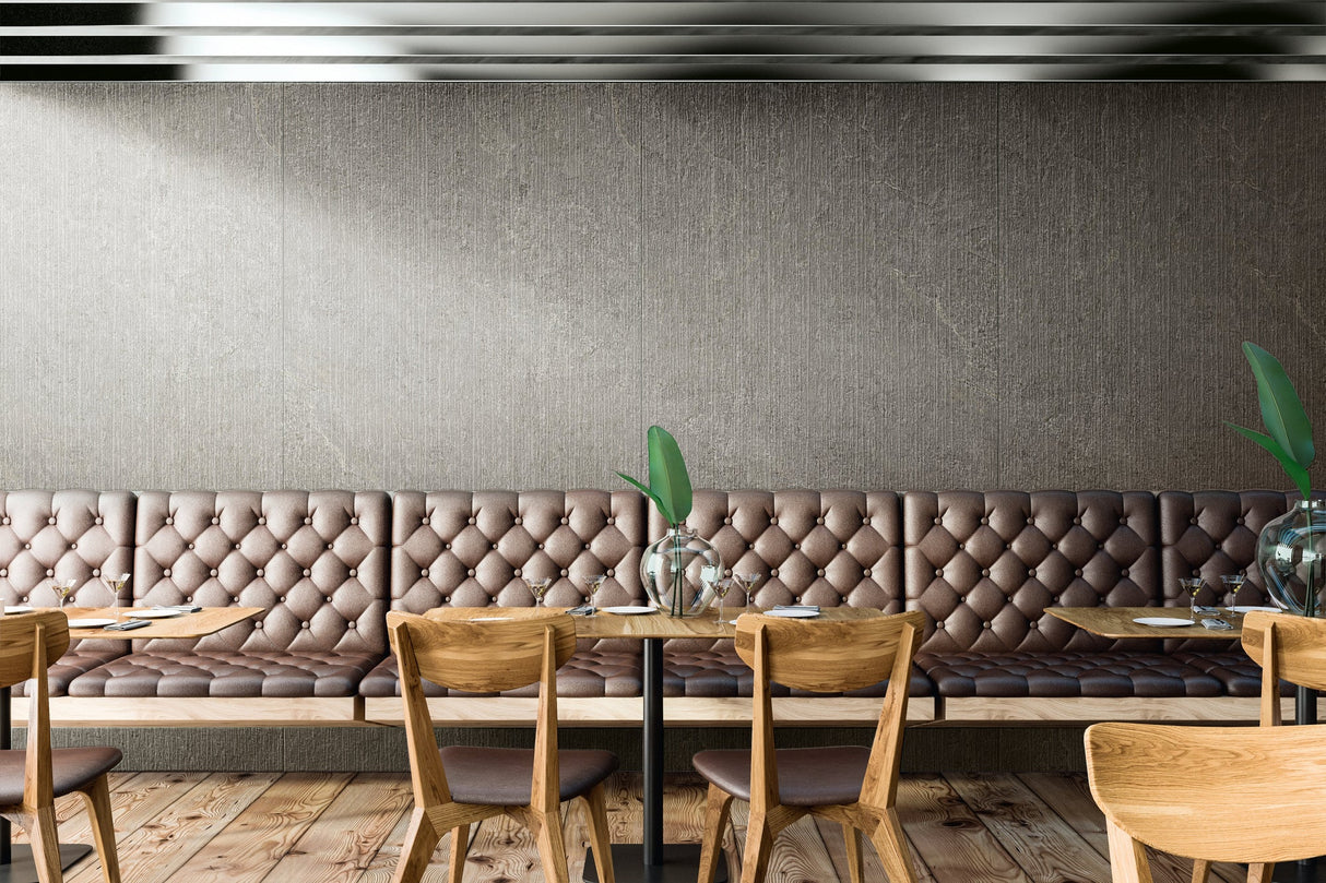 Farmhouse Living 48 X 110 Matte Deco Carved Porcelain Tile in Millstone