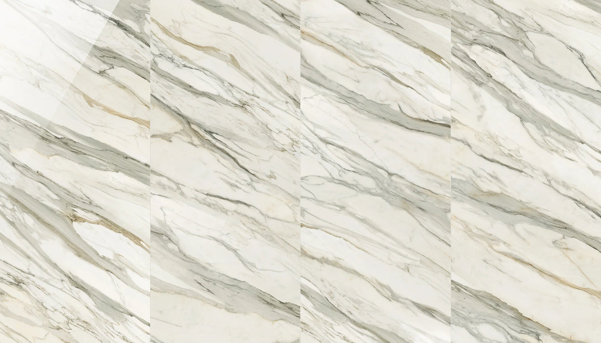 Jem 48 X 110 Polished Porcelain Tile in Aria Gold