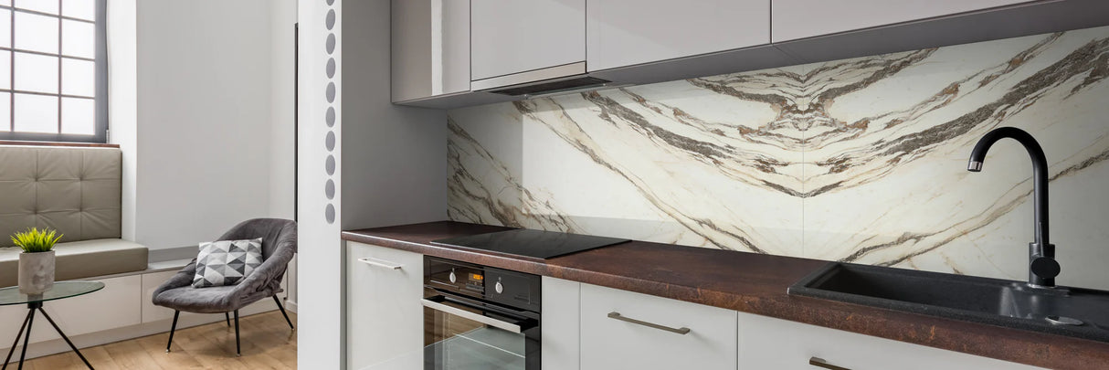 Jem 48 X 110 Polished Porcelain Tile in Symphony Red Bookmatch B