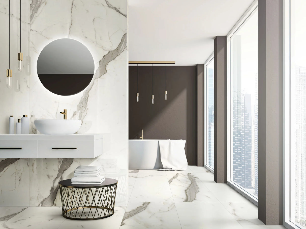 Jem 48 X 110 Polished Porcelain Tile in Capriccio Grey