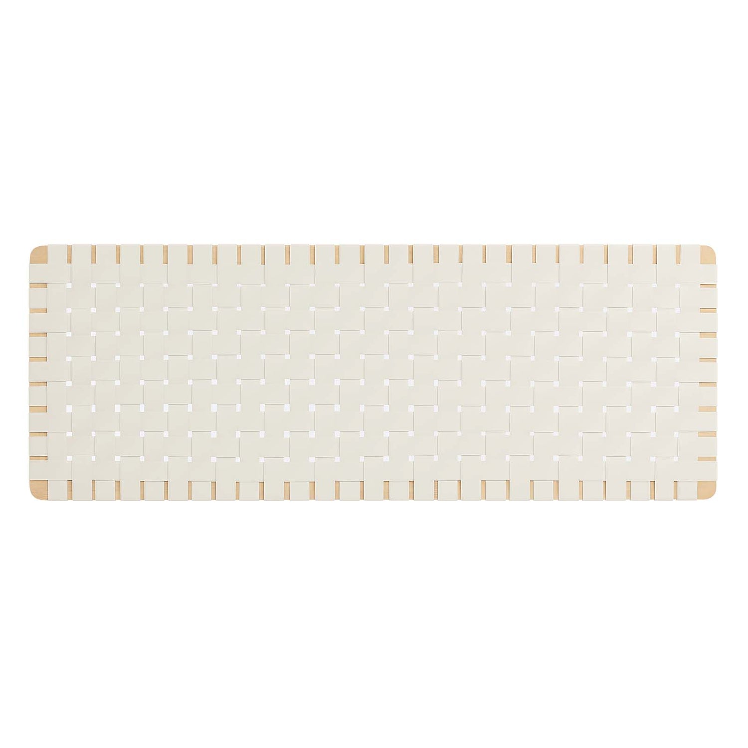 Sparta Weave Wall-Mount Queen Vegan Leather Headboard