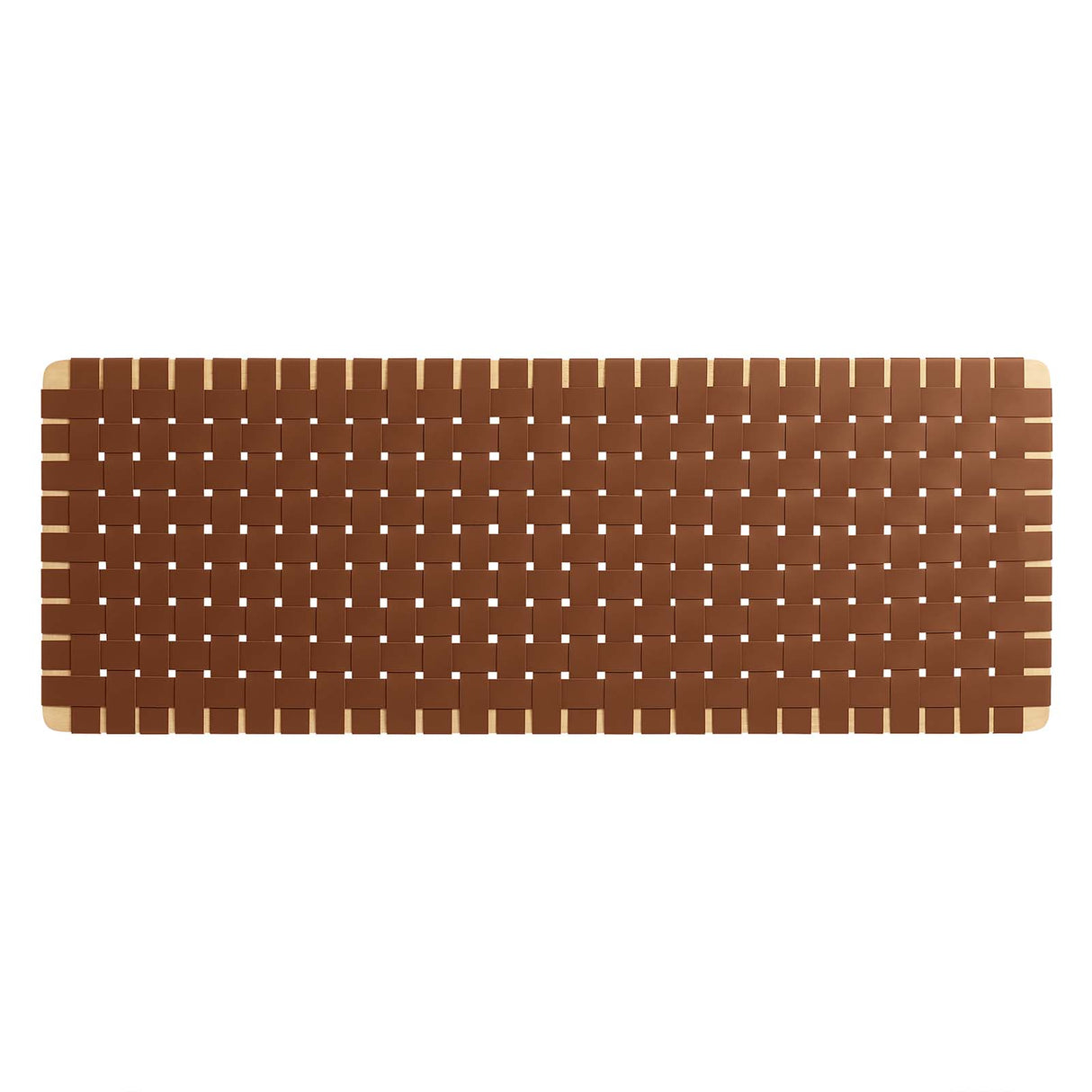 Sparta Weave Wall-Mount Queen Vegan Leather Headboard