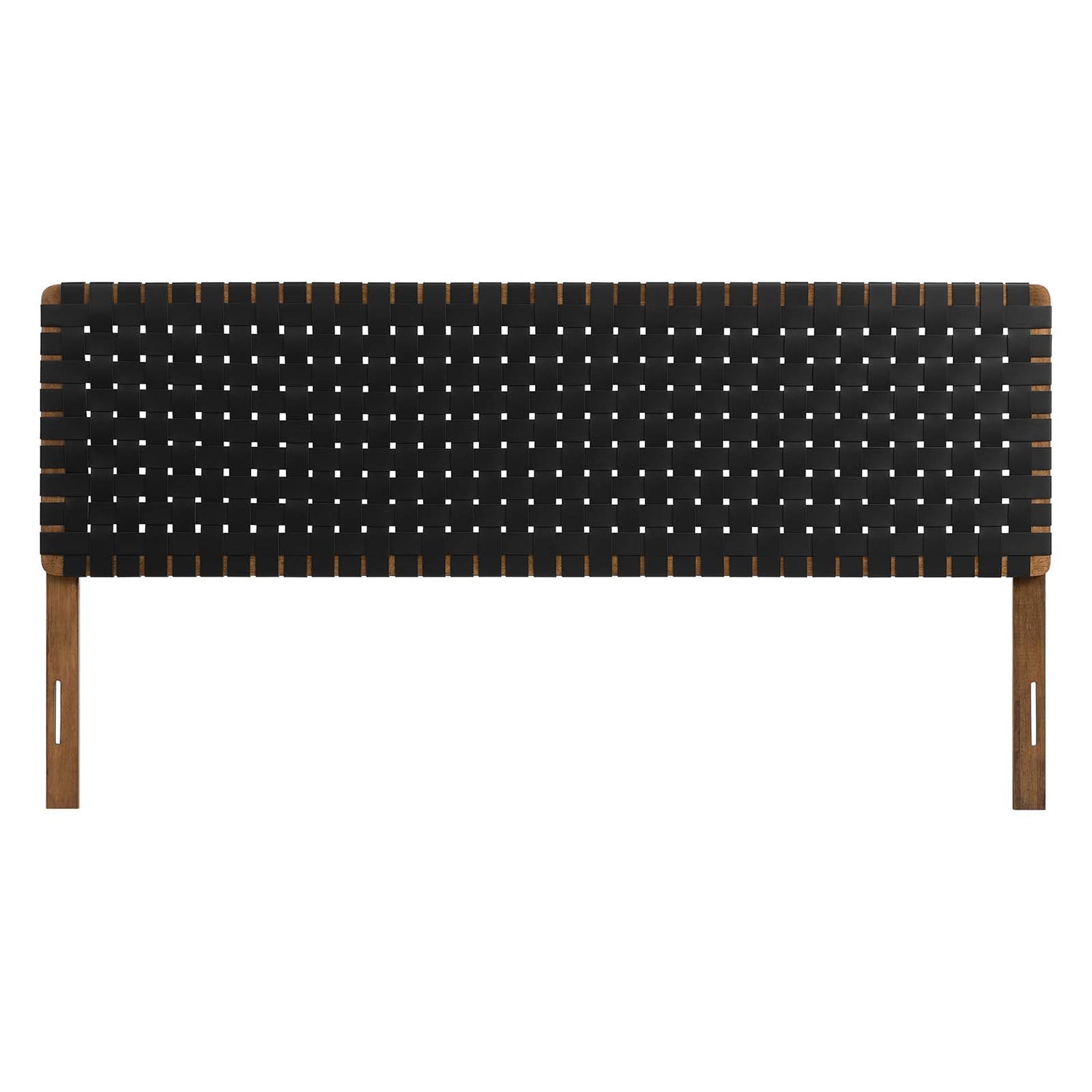 Sparta Weave King Vegan Leather Headboard