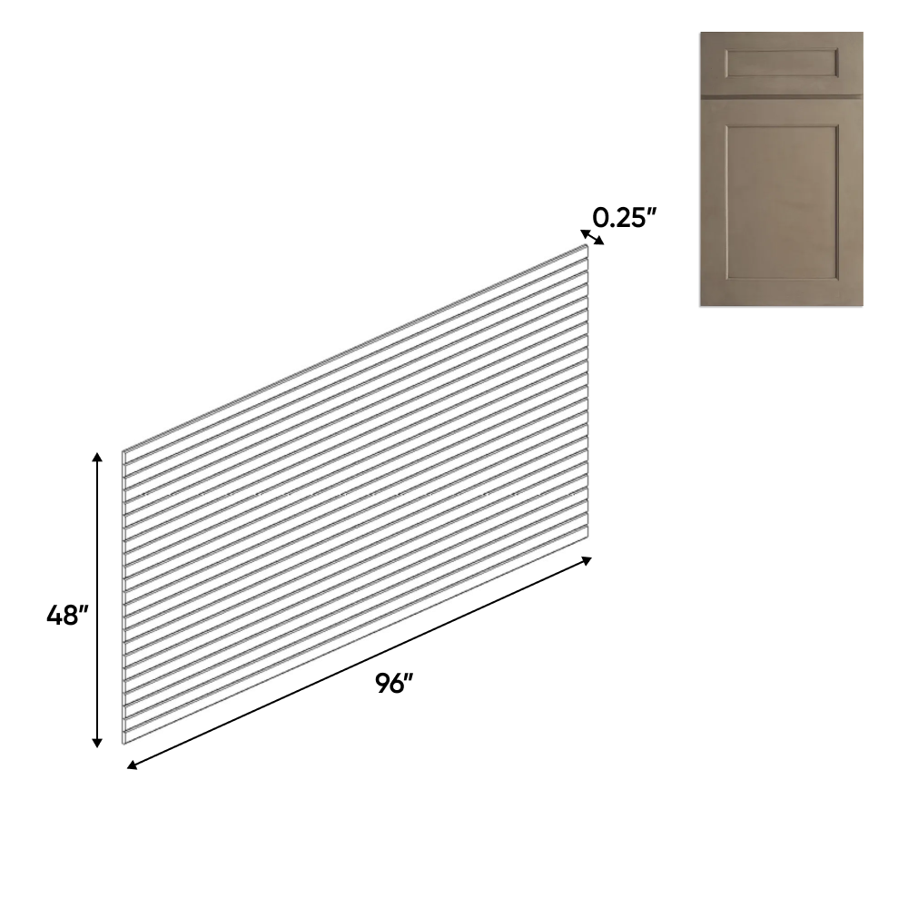 Newport Millstone - 48 Inch Beaded Panels Accessories - 48" Width x 96" Height x .25" Depth