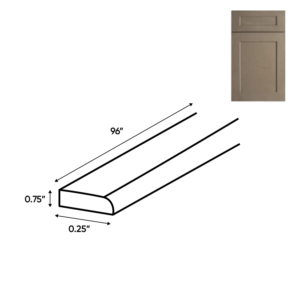 Newport Millstone - 0.25 Inch Trims Accessories - .25" Width x .75" Height x 96" Depth
