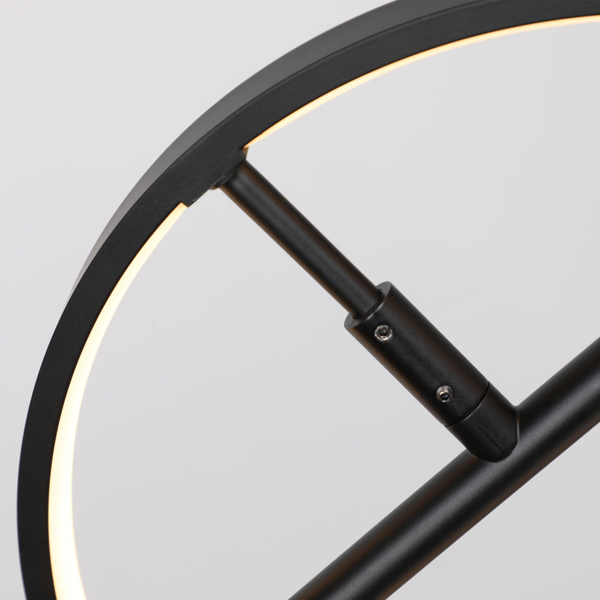 Lucca Circular 3-Light Adjustable Direction Led Pendant Light - Matte Black