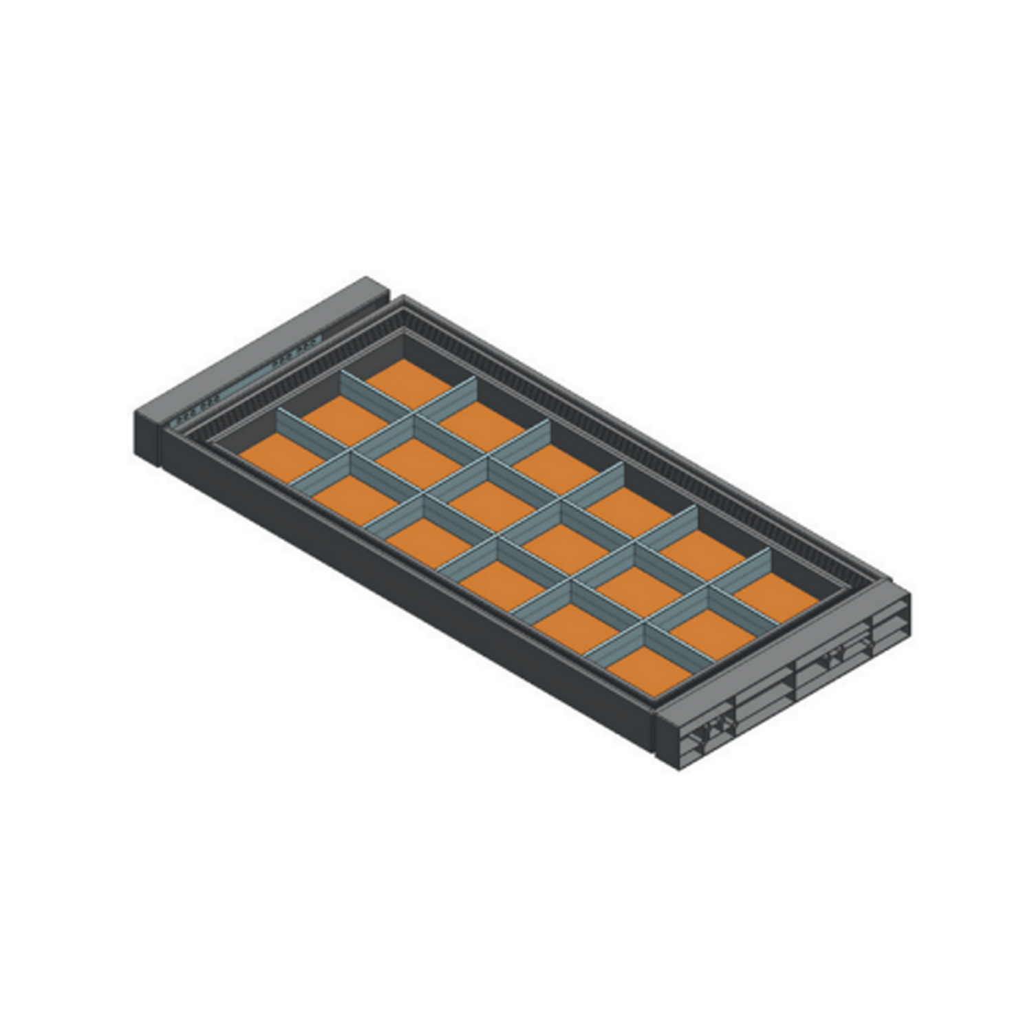 Arctic White Closets - 36" Jewelry Access Shelf (15" D) - 36" Width  x 13.625" Depth